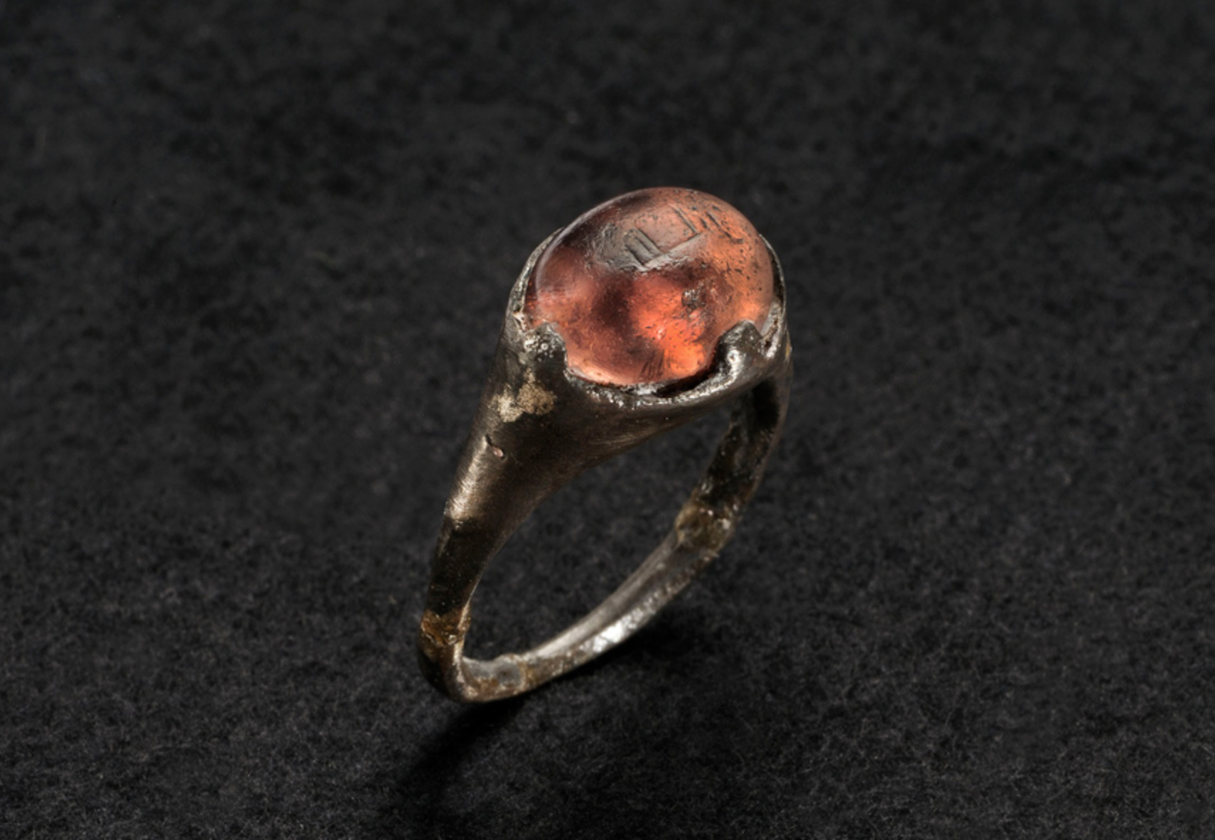 Silver ring from a Viking-era grave, Birka Silver ring from a Viking-era grave, Birka